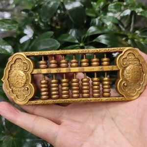 Antique Bronze Collection Brass Bafanglai, Fortune-attracting Abacus Home Office