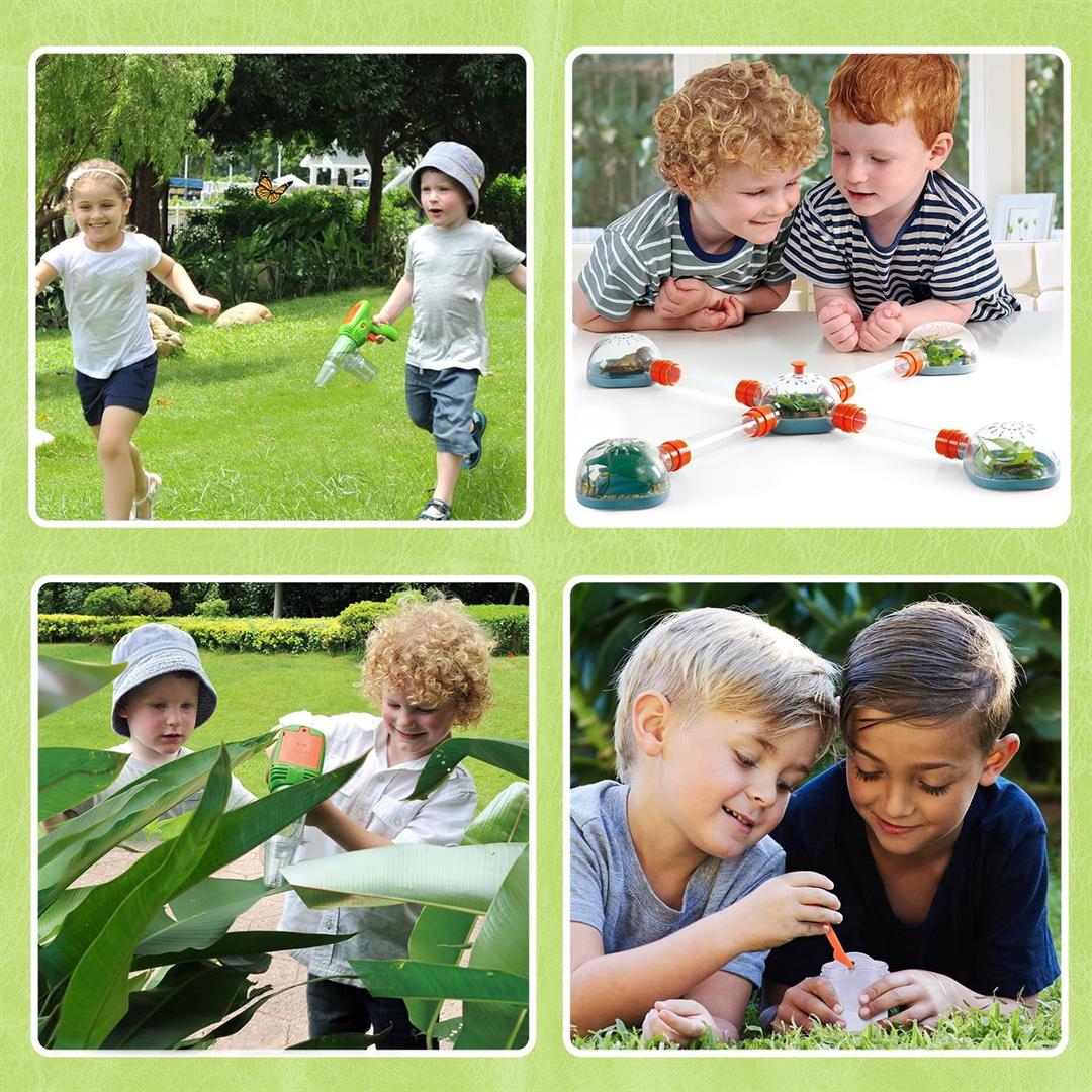 Catcher Kit For Bugs Toys 3-5 Vacuum Catching Critter Keeper Habitat Insect Collection Terrarium Summer Outside 1-3 4 5 6 7 8+ Gift - Image 4