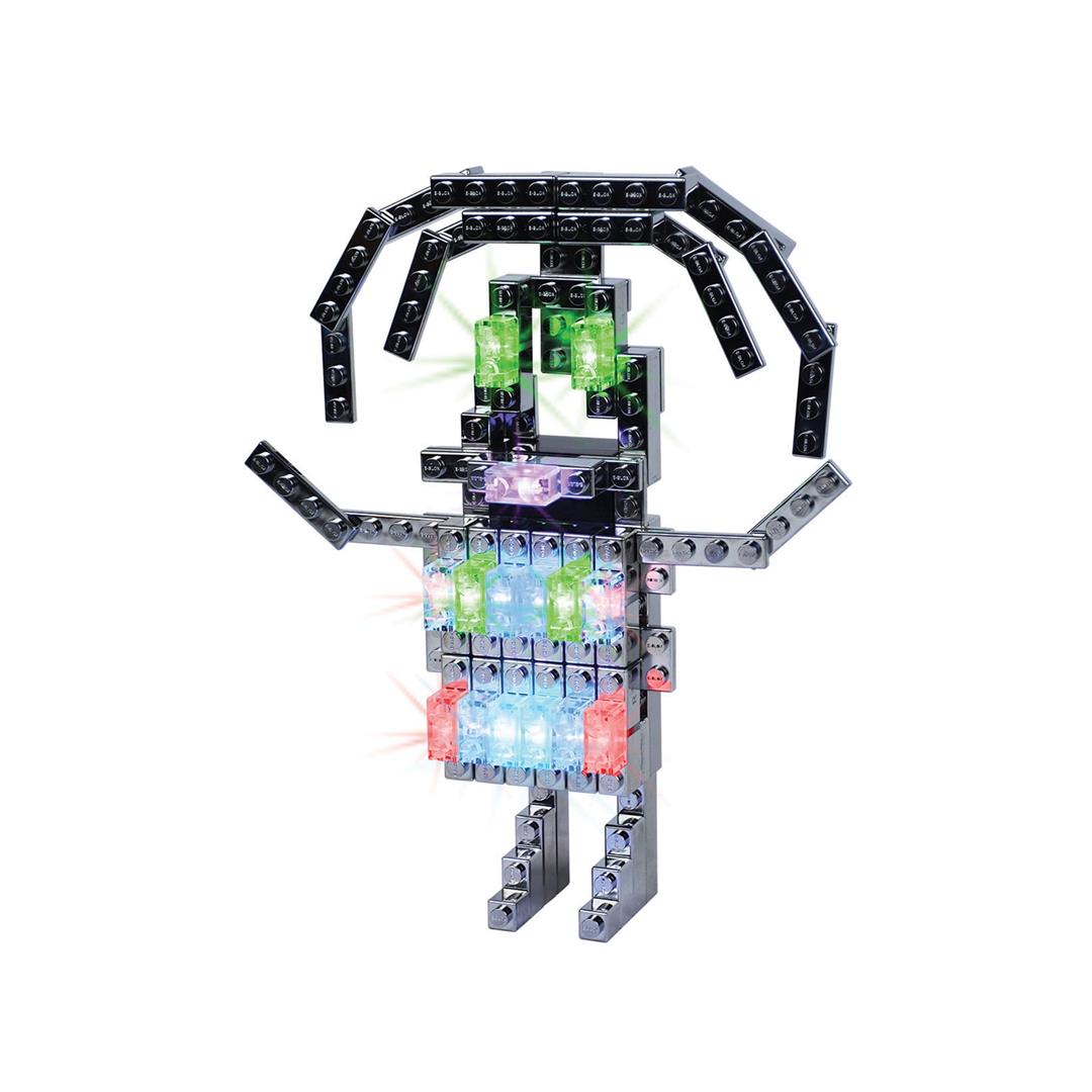 E-Blox Power Blox Builder - Advanced Kit 3D LED Light-Up Building Blocks Toys Set for Kids Ages 8+ - Image 2