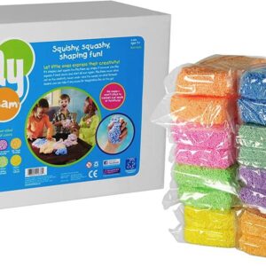 Educational Insights Playfoam Class pack, 16 Foam Bricks for Classroom Play