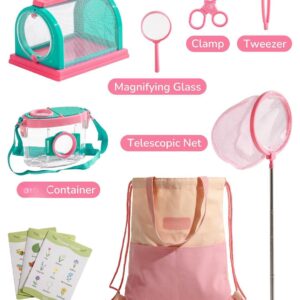 Explorer Kit Catcher With Bag Pink Outdoor Exploration Set For Camping Montessroi Coming Closer To Nature Wrp28