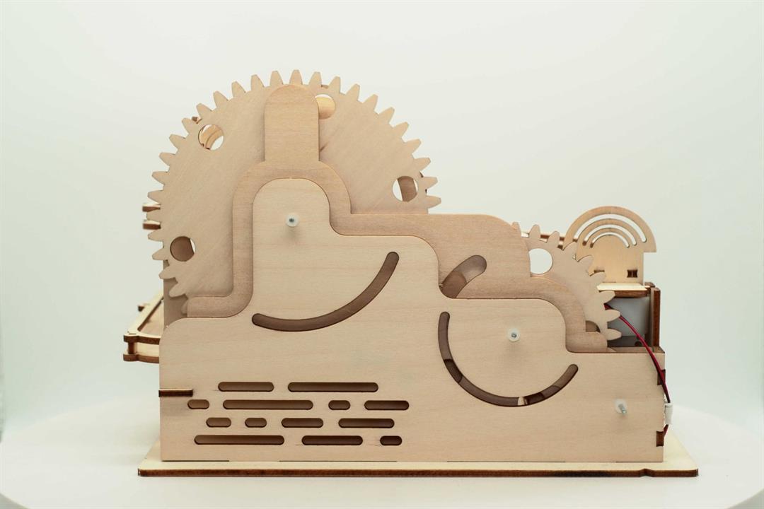 Flip Toys Wooden Marble Run Vortex | Motorized | Ages 10+ - Image 5