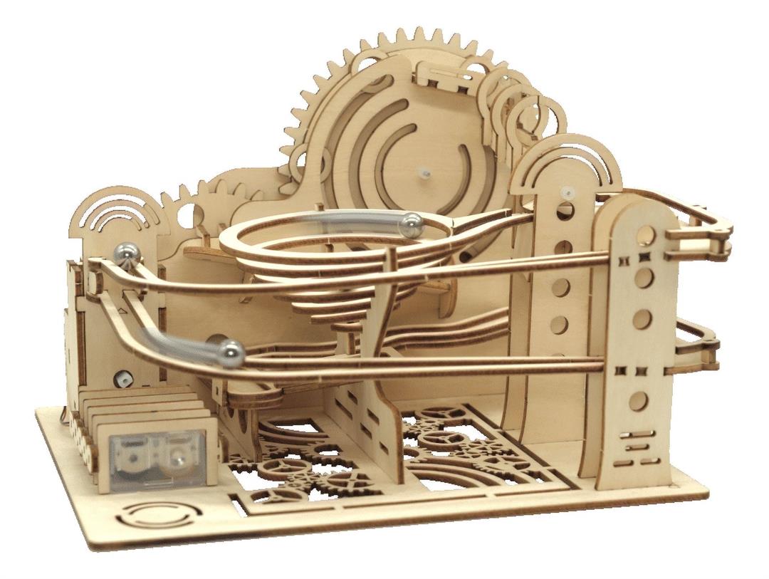 Flip Toys Wooden Marble Run Vortex | Motorized | Ages 10+