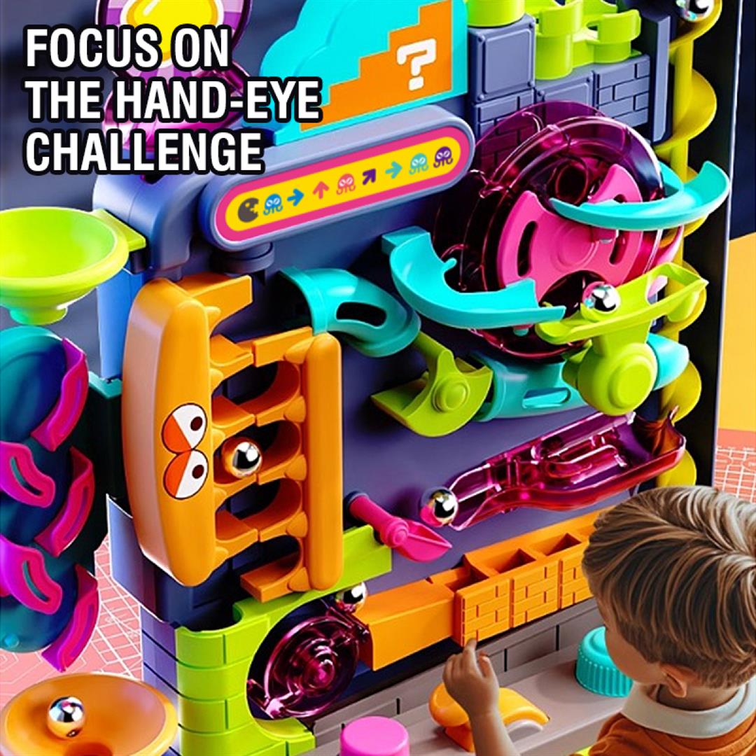 Kids Ball Drop Toys, Car Track Toy Car Ramp for Toddlers Ages 3+ Christmas Birthday Gifts - Image 4