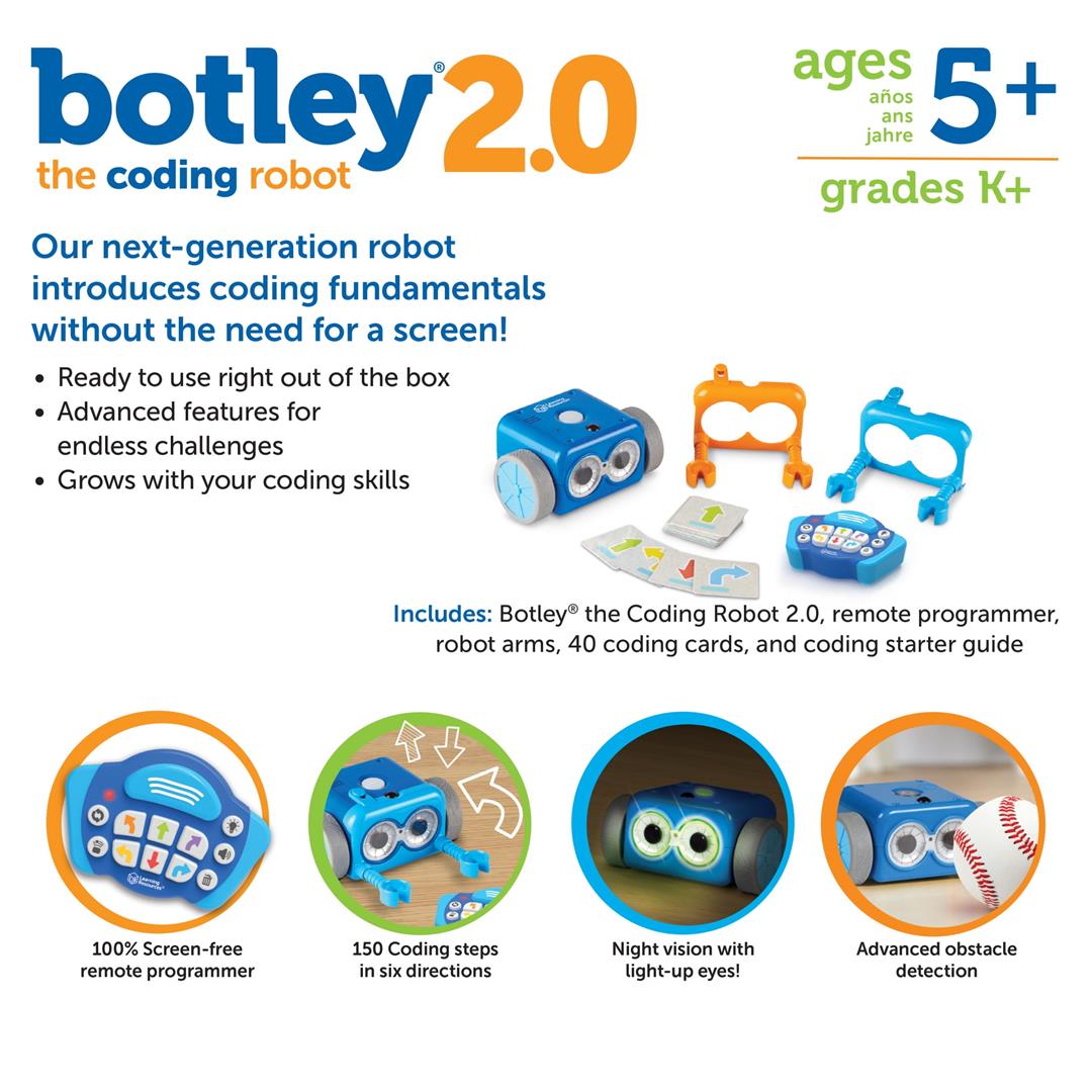 Learning Resources Botley the Coding Robot 2.0 - Code Games for Boys and Girls, Ages 5+ - Image 4