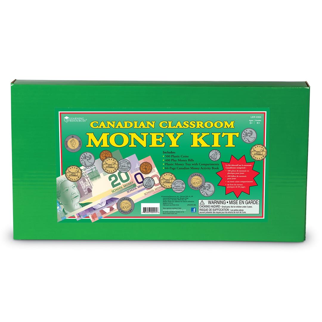 Learning Resources Canadian Classroom Money Kit, Play Money for Kids, Ages 5+ - Image 3
