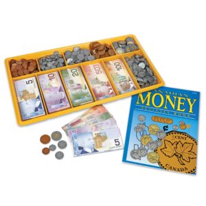 Learning Resources Canadian Classroom Money Kit, Play Money for Kids, Ages 5+