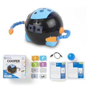 Learning Resources Cooper the STEM Robot, Coding Toy for Kids, Ages 5+