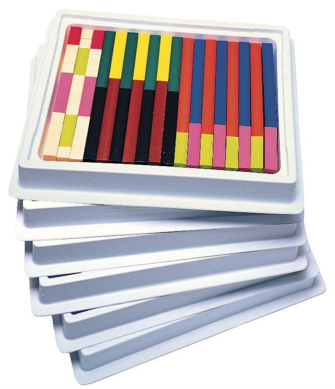 Learning Resources Cuisenaire Rods Multi-Pack: Plastic Rods, Math Manipulatives, Ages 4+