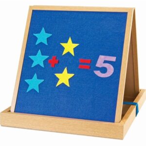 learning resources double sided tabletop easel, classroom supplies, ages 3+