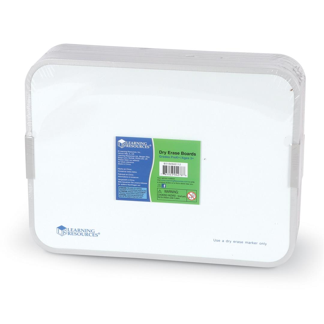 Learning Resources Dry Erase Boards 9x12 Inch, Classroom Supplies, Ages 3+ - Image 3