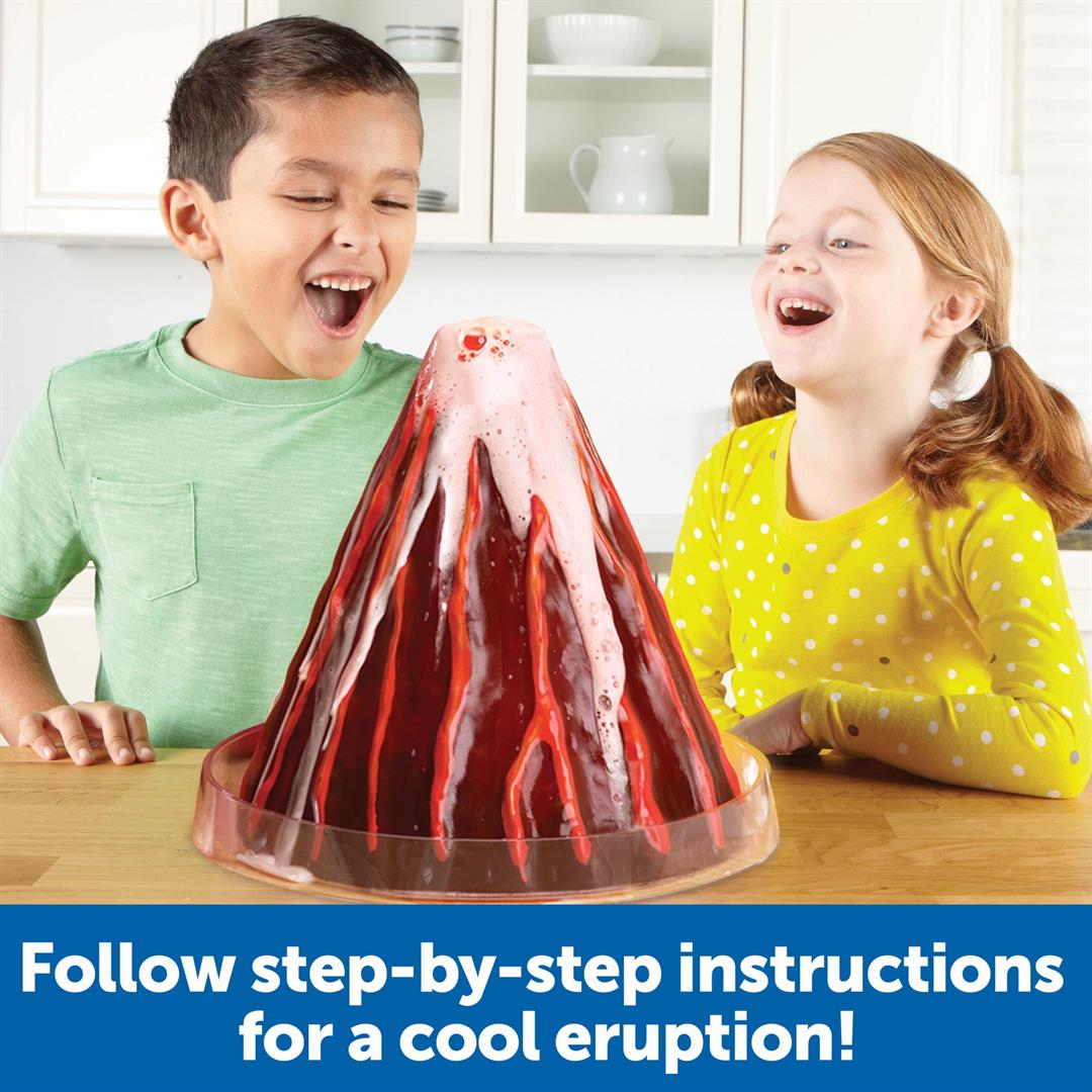 Learning Resources Erupting Cross-Section Volcano Model - Science Projects, Ages 6+ - Image 5