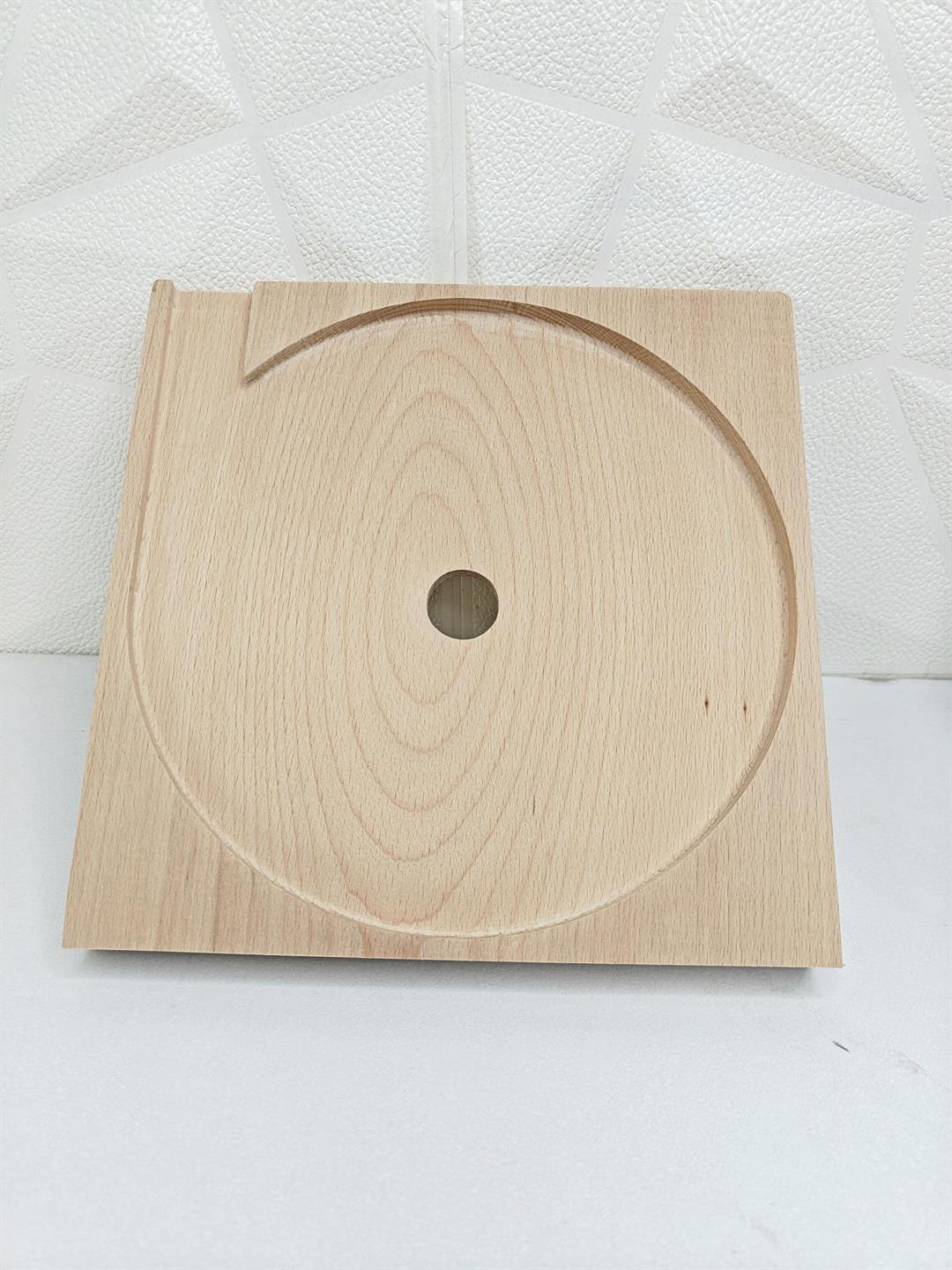 Marble Run Track Marble Race, Marble Run Race Wooden Plate Light weight Toy, Montessori only single plate in this order Funnel wood toy 3d Size 9 9 inch - Image 2