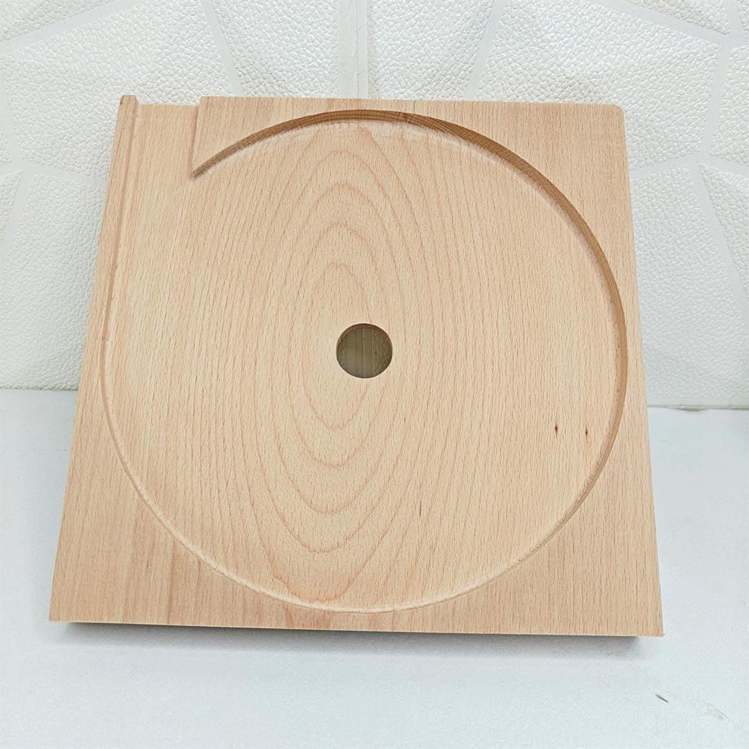 Marble Run Track Marble Race, Marble Run Race Wooden Plate Light weight Toy, Montessori only single plate in this order Funnel wood toy 3d Size 9 9 inch - Image 3