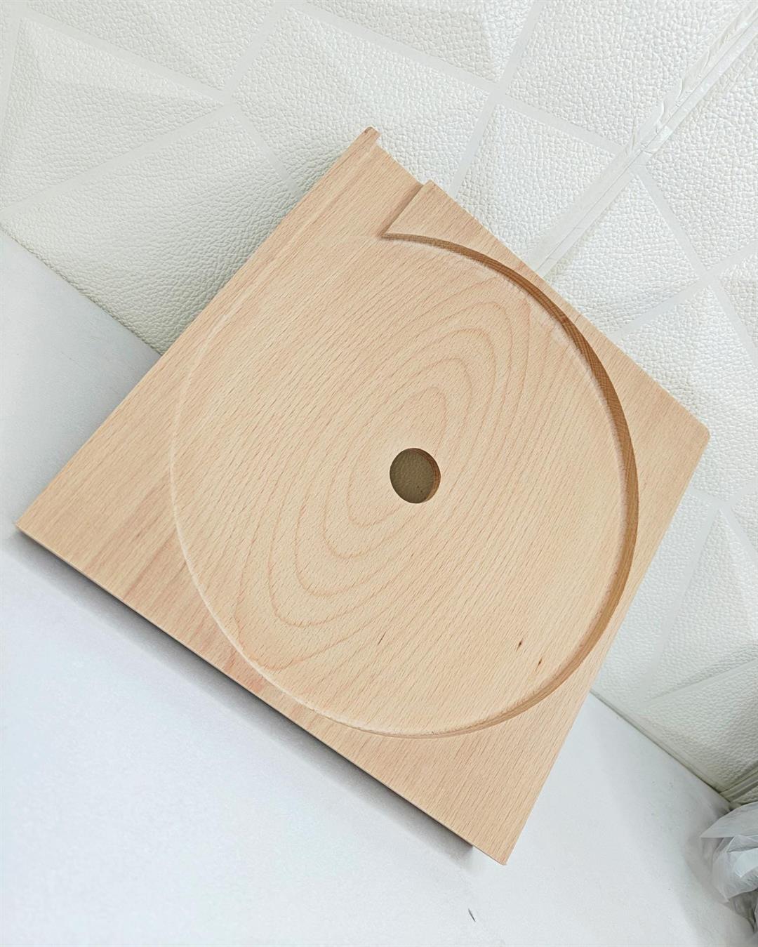 Marble Run Track Marble Race, Marble Run Race Wooden Plate Light weight Toy, Montessori only single plate in this order Funnel wood toy 3d Size 9 9 inch - Image 5