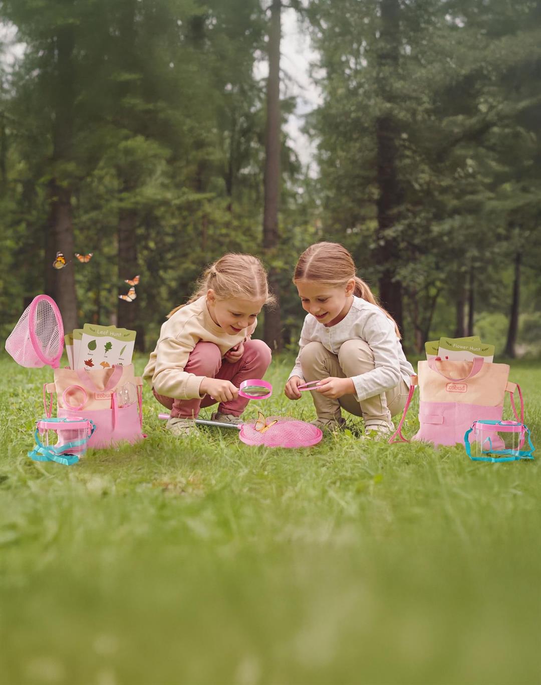 Pink Dual Catcher For Catching Kit With Bag Outdoor Exploration Set Camping Montessroi Coming Closer To Wrp60 - Image 7