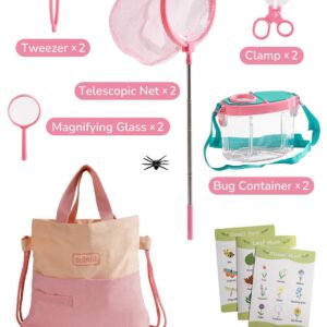 Pink Dual Catcher For Catching Kit With Bag Outdoor Exploration Set Camping Montessroi Coming Closer To Wrp60