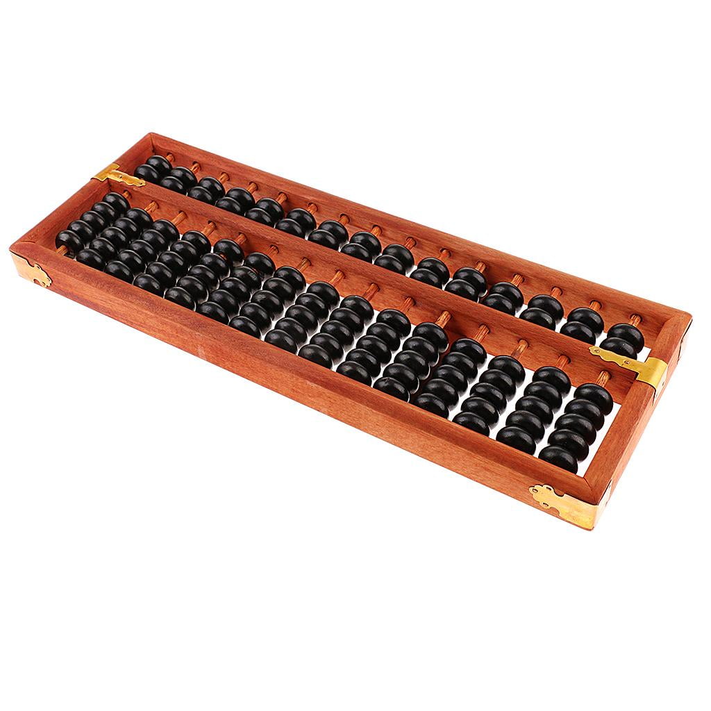 QSTDGVPW 15 Digit Rods Standard Abacus Wooden Soroban, Chinese Calculator Counting Tool - Image 7