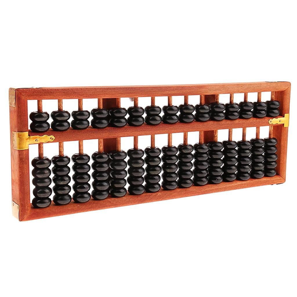 QSTDGVPW 15 Digit Rods Standard Abacus Wooden Soroban, Chinese Calculator Counting Tool - Image 8