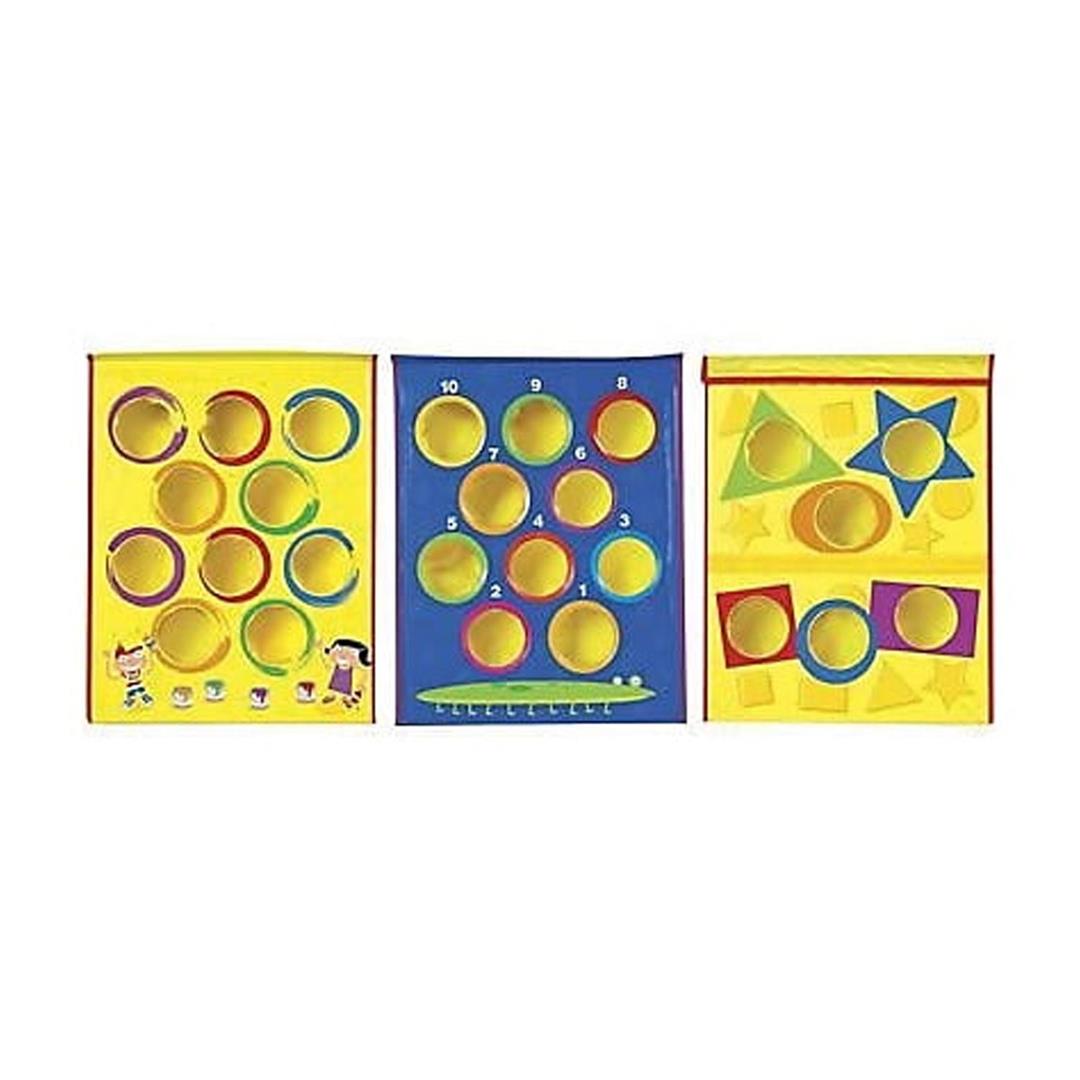 smart toss colors, shapes & numbers bean bag tossing game