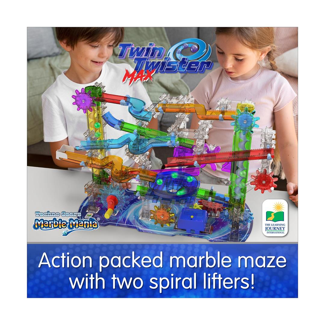 The Learning Journey Techno Gears Marble Mania - TwinTwister Max: 200+ Pcs - Image 3