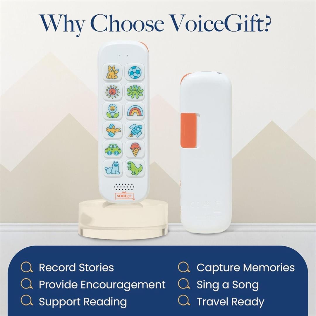 VoiceGift Play, Screen-Free Audio Recorder for Kids | Back to School Story Book Player - Image 2