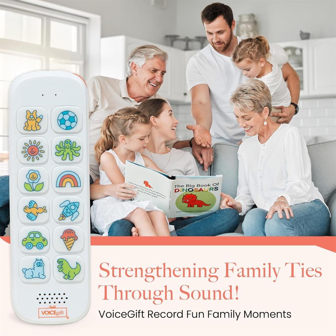 VoiceGift Play, Screen-Free Audio Recorder for Kids | Back to School Story Book Player - Image 3