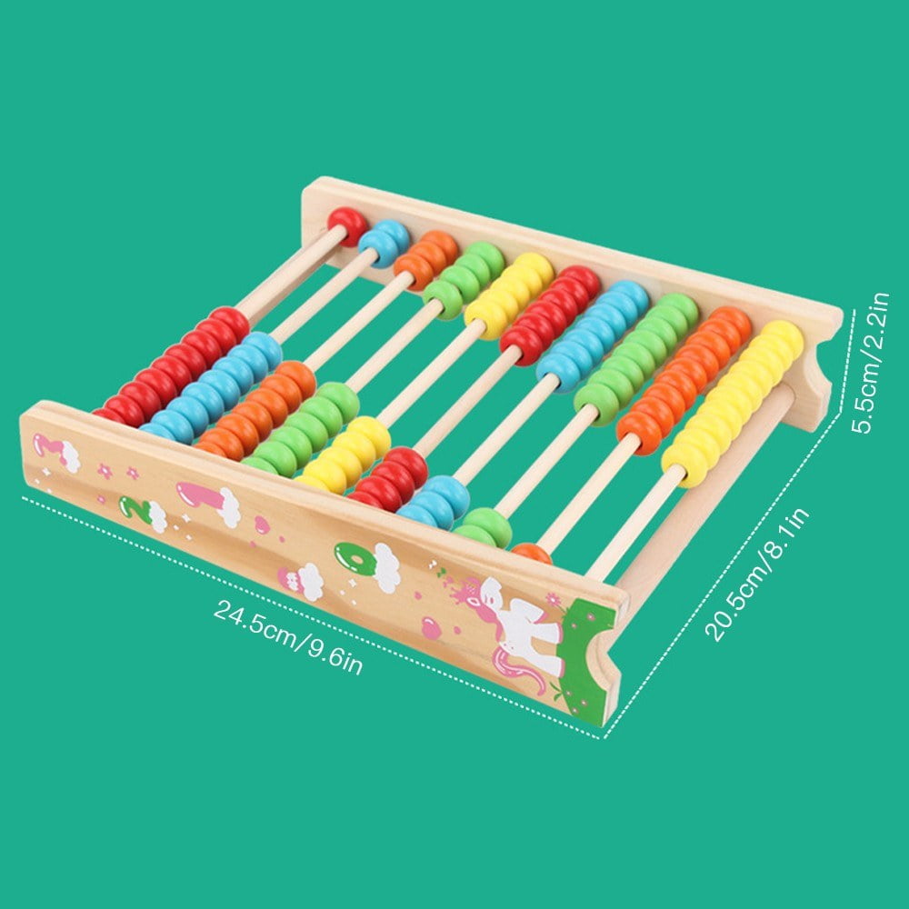 Wooden Abacus Toy Educational Math Game for Kids and Toddlers - Image 3