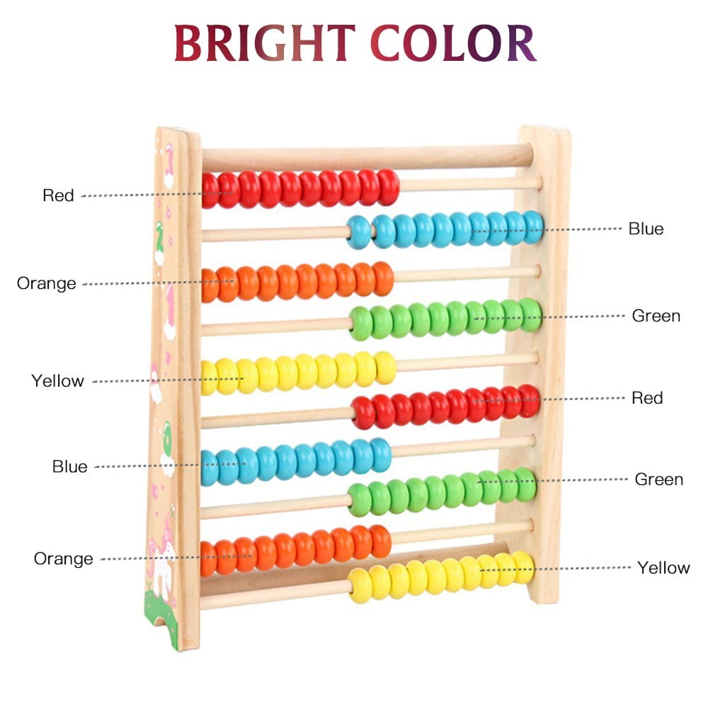 Wooden Abacus Toy Educational Math Game for Kids and Toddlers - Image 5