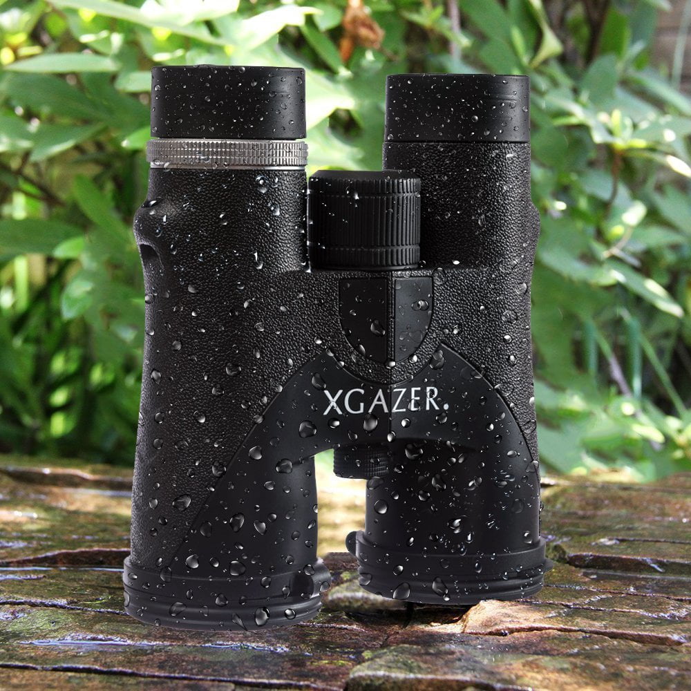 XGAZER OPTICS HD 10X42 Professional Binoculars- High Power Travel, Hunting, Fishing, Safari, Bird Watching Binoculars- Long Range, Eye-Relief Binoculars w/ Neck Strap, Cleaning Cloth & Carrying Case - Image 6
